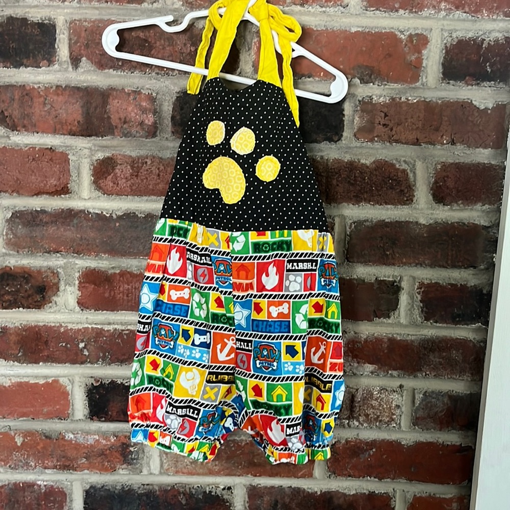 Handmade Paw Patrol Bubble Romper